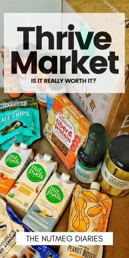 Thrive Market Pinterest pin for post