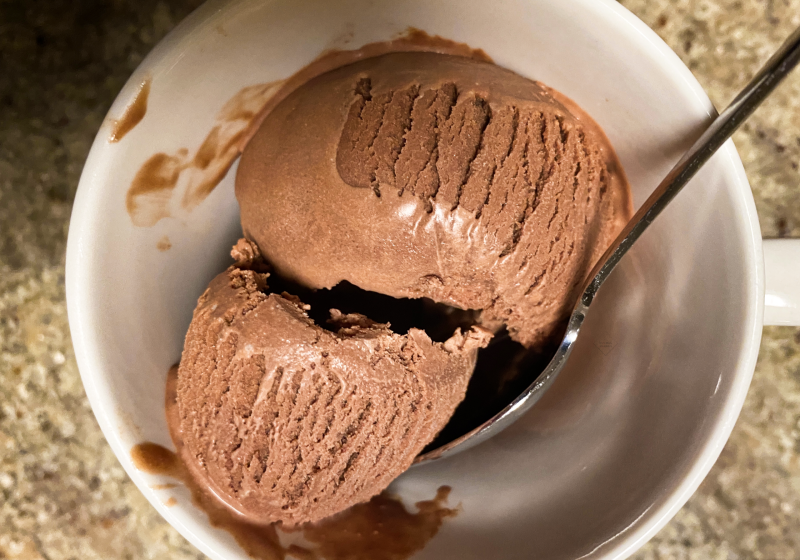Dark Chocolate Homemade Ice cream