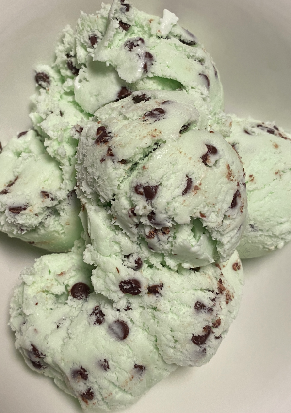 Homemade Ice Cream: Mint Chocolate Chip