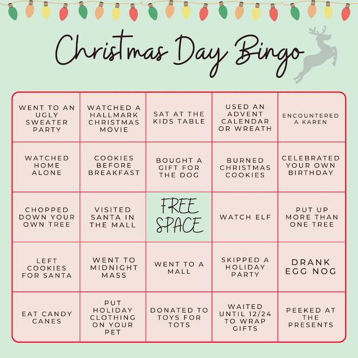 Christmas Bingo